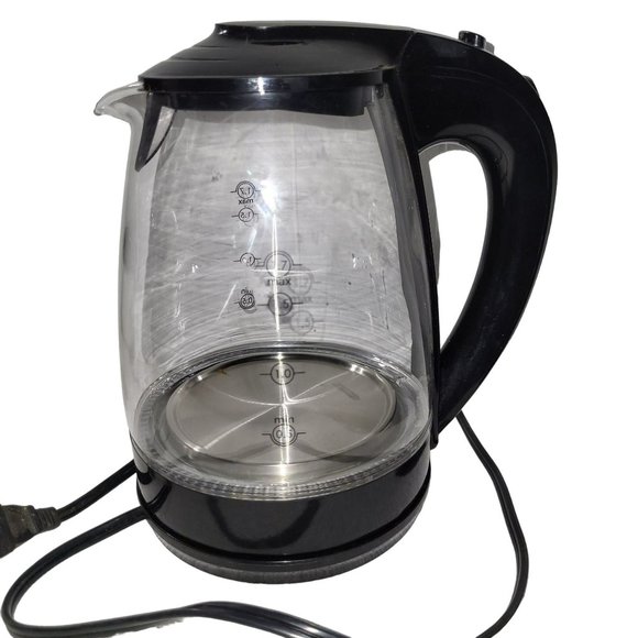 Kitchen 17 Liter Glass Electric Tea Kettle 150watt Cordless Teapot